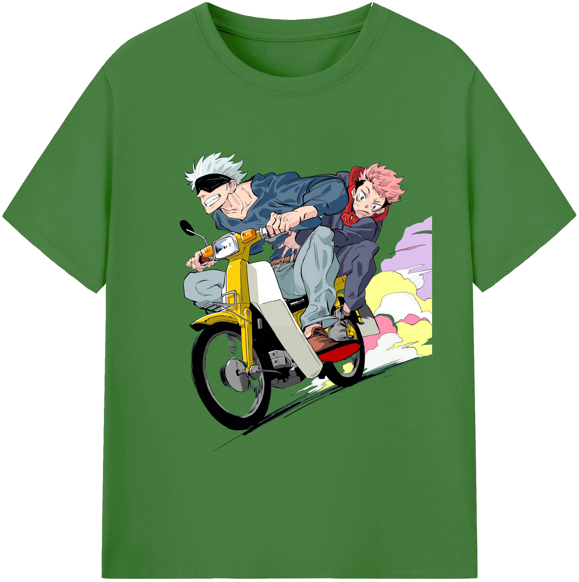 （画像用） 呪術廻戦 Jujutsu Kaisen レディースカジュアルプリントTシャツ（綿100％）